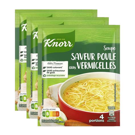 Acheter Promotion Knorr Soupe Saveur Poule Aux Vermicelles D Shydrat E