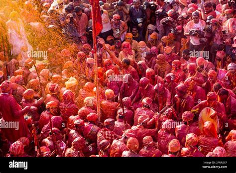 Lathmar Holi Barsana Nandgaon Vrindavan Festivals Of Colours Across