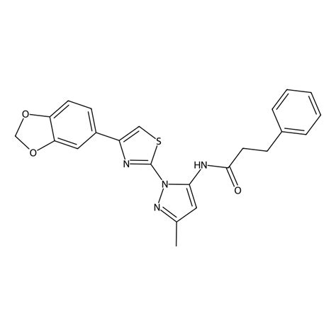 Buy N 1 4 Benzo D 1 3 Dioxol 5 Yl Thiazol 2 Yl 3 Methyl 1H Pyrazol