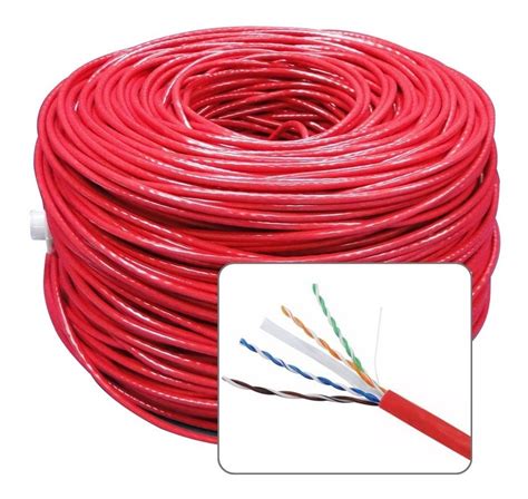 Cabo Cftv Rede Cat6 Utp 4 Pares 23 Awg Caixa 305 Metros Parcelamento