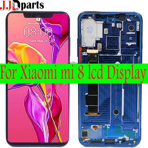 Amoled Display Xiaomi Mi8 LCD Display Touch Screen Digitizer xiaomi Mi ...