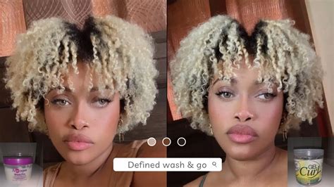 How To DEFINED WASH GO On Natural Hair Using 2 Products YouTube