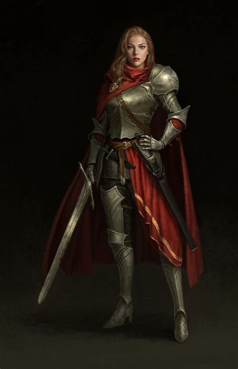 Pin By Rob On Rpg Female Character Female Knight Female Armor