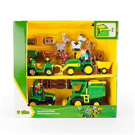 John Deere Farm Vehicles Toddler Playset