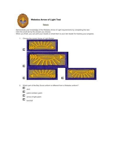 Webelos Arrow Of Light Requirements Checklist Shelly Lighting