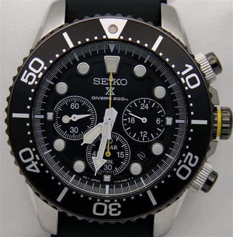 Seiko Solar Chronograph Diver S M Men S Wristwatch Catawiki