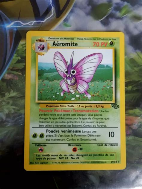 Carte Pokemon Tres Rare Wizard Jungle A Romite Pca Proche Du