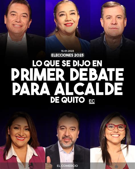 El Comercio On Twitter Eleccionesec2023 El Debate Para Alcalde De