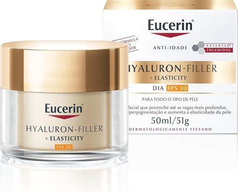 Eucerin Hyaluron Filler Elasticity Dia Fps Creme Facial Anti Idade