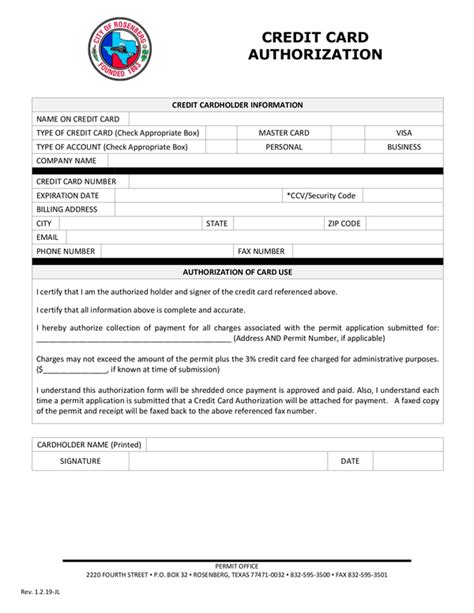 Fill Free Fillable Forms City Of Rosenberg