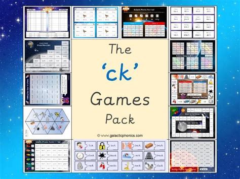 The 'ck' Phonics Games Pack | Teaching Resources