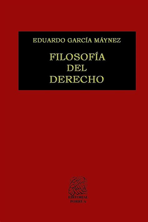 Filosofia Del Derecho Portada Puede Variar Biblioteca Jur Dica Porr A