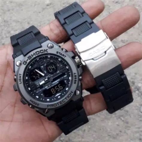 Jual GSHOCK RANTAI MIKA KEPLA BESI JAM TANGAN PRIA WATER RESISTANT