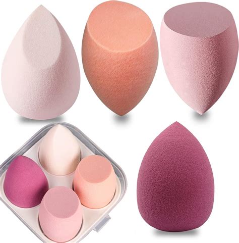 Makeup Sponge Lindle 4 Pack Beauty Blender Foundation Sponges Set Latex