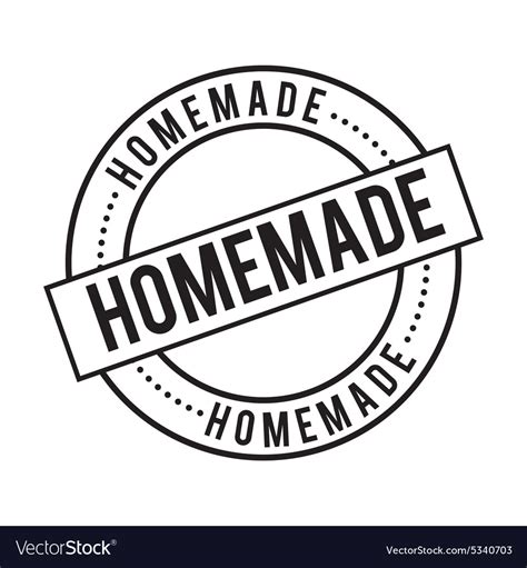 Homemade Seal Royalty Free Vector Image Vectorstock