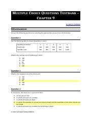 Economics Mcq C Memo Docx Multiple Choice Questions Testbank