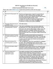 Exercise Docx Ahs Introduction To Health Care Research