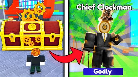 😱i Got A New Chief Clockman⏱️new Update 💎 Roblox Toilet Tower