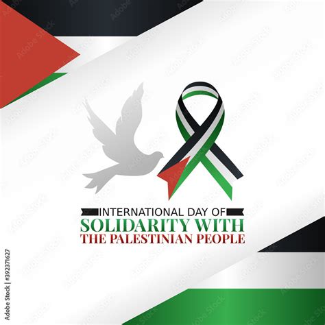 Vector Graphic Of International Day Of Solidarity With The Palestinian