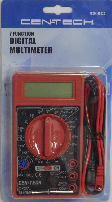 Cen Tech 98025 Digital Multimeter