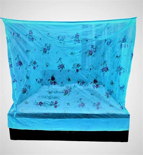 Embossed Mosquito Net For Double Bed I King Size Premium Machardani I