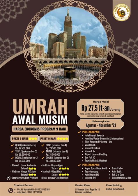 Nurus Sunnah Tour Biro Umroh Haji Yayasan Islam Nurus Sunnah Semarang