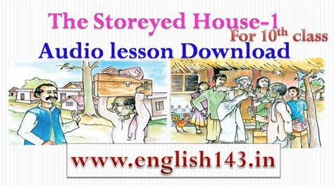 The Storeyed House 1 Audio Lesson For Class 10 English HARINATH VEMULA