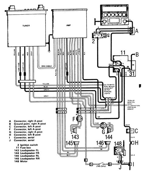 Volvo 740 1986 1987 Wiring Diagrams Audio