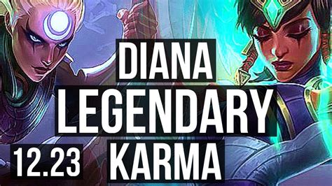 Diana Vs Karma Mid M Mastery Games Legendary Euw