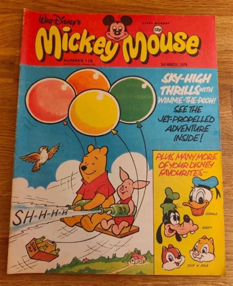 Comic Uk Bronze Age Walt Disney S Mickey Mouse No Rd March