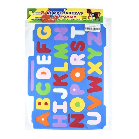 Rompecabezas De Foamy Abecedario Super Papelera