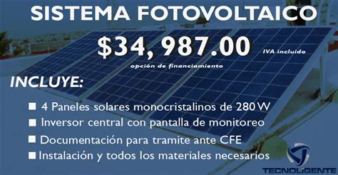 cuánto Cuestan Los Paneles Solares En México