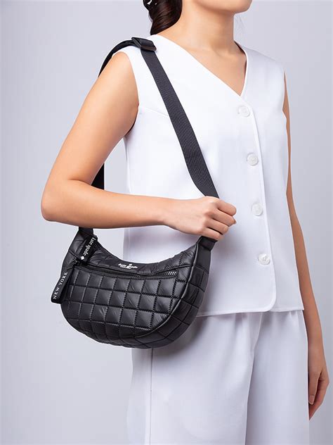 Kate Spade Camden Quilted Sling Bag Black