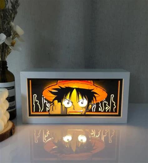 Buy Monkey D Luffy Rechargable Led Touch Lamp Grey At Off By