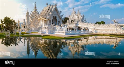 White Temple Chiang Rai Thailand Wat Rong Khun Aka The White Temple