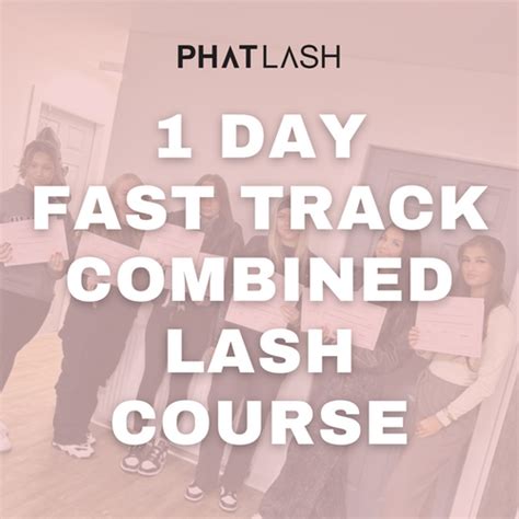 1 DAY FAST TRACK COMBINED LASH COURSE PAY 80 DEPOSIT AND 320 ON DAY