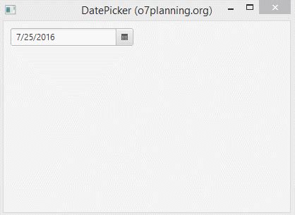 Javafx Datepicker Betacode Net