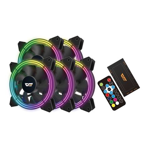 Kit Ventoinhas Aigo DarkFlash CF11 Pro 5in1 ARGB 5x120mm CF11 PRO