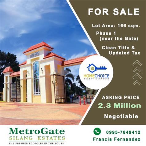 METROGATE SILANG ESTATE Property For Sale Lot On Carousell