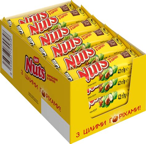 Упаковка батончиков NESTLE NUTS 24 шт х 42 г (8593893745858) – купить в ...