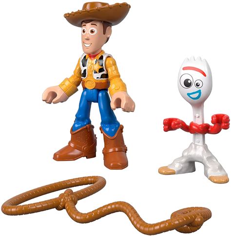 Toy Story Bonecos Woody E Garfinho Imaginext Disney Jp Toys