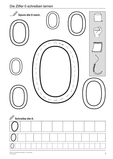 Arbeitsblätter Zahlen 1 10 Schreiben Lernen Zahlen Schreiben Lernen