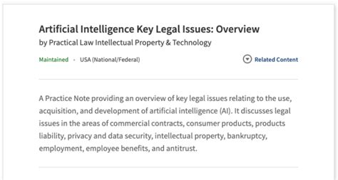 Key Legal Issues With Generative Ai For Legal Professionals