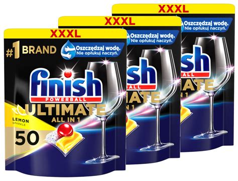 Finish Zestaw Kapsułki Do Zmywarki Ultimate All In 1 3 X 50 Sztuk