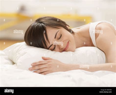 Young Woman Sleeping Stock Photo Alamy