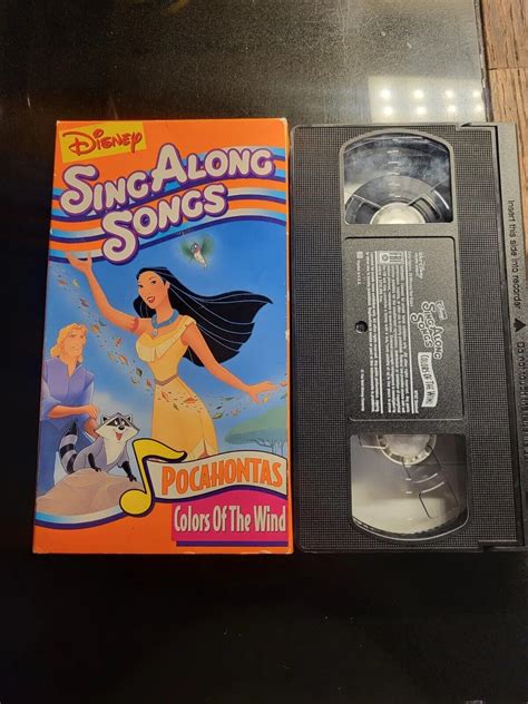 Disney S Sing Along Songs Pocahontas Colors Of The Wind VHS