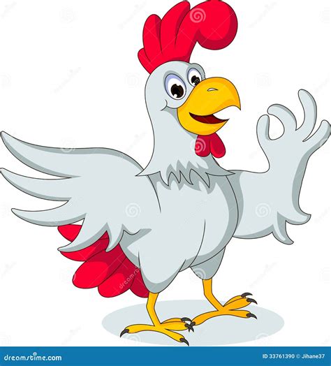 Mother Hen Cartoon Pointing Stock Photo - Image: 33761390