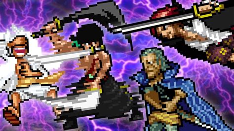 LUFFY GEAR 5 ZORO VS SHANKS BENN BECKMAN ONE PIECE MUGEN BATTLE