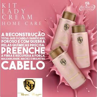 Kit Reconstru O Capilar Lady Cream Rp Robson Peluquero Passos