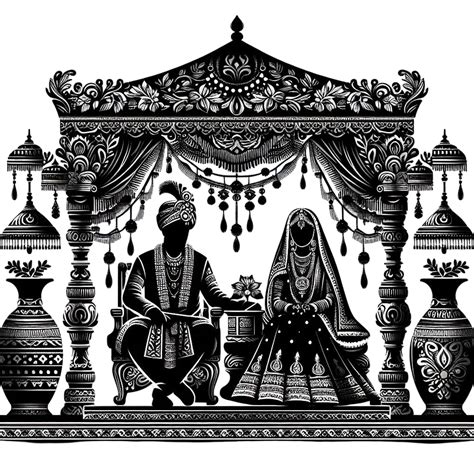 hindu wedding traditional ai png   p sticker